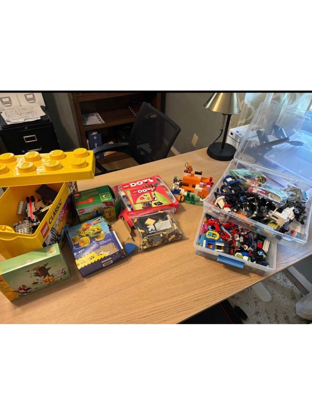 Large Mixed LEGO & Building Brick Lot, Loose Bricks Parts
